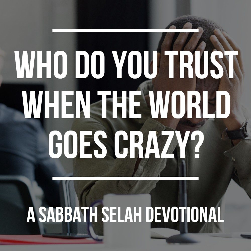 Who do you trust when the world goes crazy?